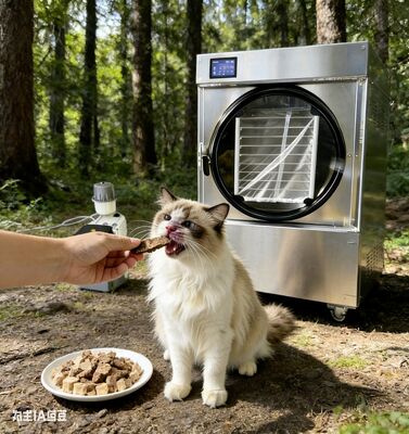 Menghemat Uang & Menjaga Rasa! Mesin Pengering Freeze Rumah dengan Tray Baja Rinsing & Pompa Senyap