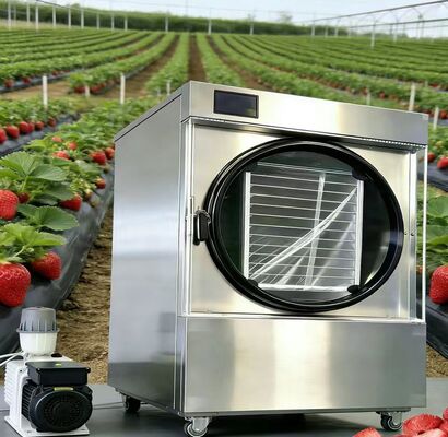 Pengering beku berukuran keluarga 4 baki, menjaga nutrisi & menciptakan penyimpanan makanan jangka panjang