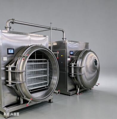 Maksimalkan Efisiensi Produksi! ∙ 200KG Industrial Freeze Dryer dengan PLC Touchscreen, CIP System & 24/7 Operasi Kontinyu