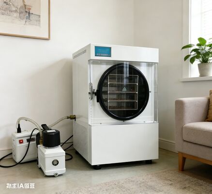 Simpan makanan sehat hari ini! Lyofilizer Rumah Tangga Berfungsi Berbagai Cocok untuk Daging, Susu, Ramuan & Makan Malam Lengkap, Menjaga 97% Nutrisi Asli