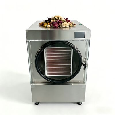 Pengering beku kecil 3600W menggunakan pompa vakum Baosi dua tahap yang dirancang untuk pengeringan beku sampel biologis dan kimia