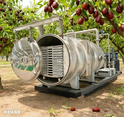 Tingkatkan Skala Tanpa Mengorbankan Kualitas. Pengering Beku Tugas Berat 100-200KG Direkayasa untuk Produksi Volume Tinggi dengan Daya Tahan Baja Tahan Karat, Efisiensi Energi & Hasil yang Konsisten Setiap Batch.