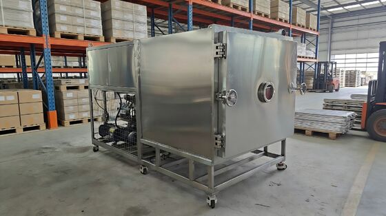 Pengering beku pemanas listrik dengan tingkat kebisingan 70dB yang sempurna untuk operasi farmasi makanan dan laboratorium
