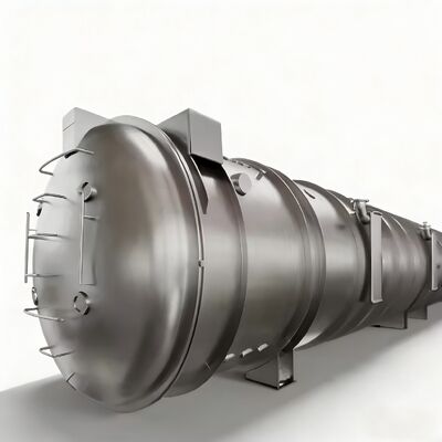 Pengering Beku Industri dengan Ukuran Ruang 12700 x 2600 x 3300 milimeter, Waktu Pengeringan 20 hingga 24 jam, dan Konstruksi Baja Tahan Karat 304