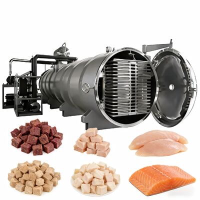 Mesin pengering beku vakum dengan daya terukur 200KW dengan teknologi vakum canggih memastikan produk beku-kering setiap batch