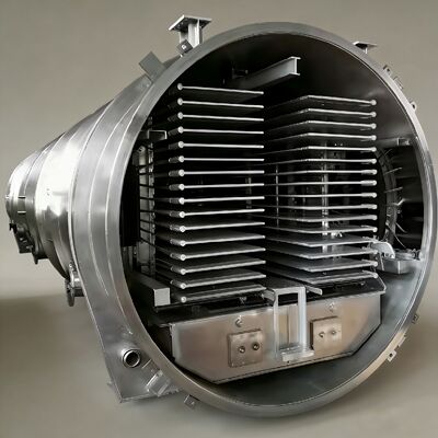 Pengering Beku Industri Ukuran Ruang 12700 2600 3300mm Dengan Unit Pendingin  Atau Leybold dan Tingkat Vakum Kurang dari 13Pa Memastikan Pengeringan Beku