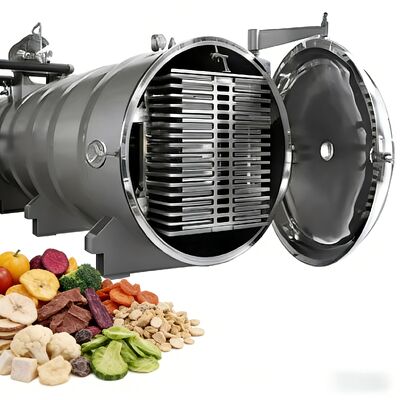 Pengering Beku Industri Catu Daya 220V380V3PH Menggabungkan Unit Pendingin  Atau Leybold dan Sistem Pemanas Listrik Memastikan Pengeringan