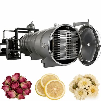 220V 380V 3PH Power Supply Industrial Freeze Dryer Menawarkan 200KW Rated Power untuk Operasi Freeze Drying Kapasitas Tinggi