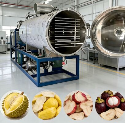 Air pendingin industri freeze dryer dengan kisaran suhu minus 50 derajat Celcius hingga plus 80 derajat Celcius dan mode operasi otomatis penuh