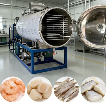 Mesin Pengering Beku Vakum Sistem Kontrol PLC Menawarkan Waktu Pengeringan 20 hingga 24 Jam Dirancang untuk Proses Pengeringan Beku