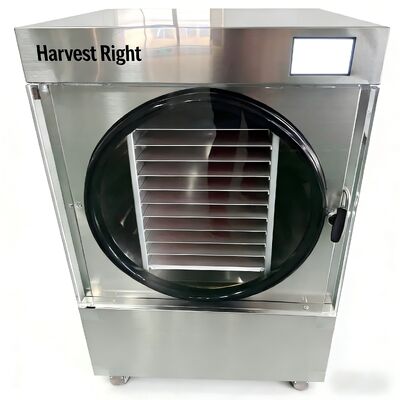 Tingkat kebisingan 50dB Pengering beku rumah menyediakan kapasitas 20 sampai 25kg dan siklus beku kering 24 sampai 30 jam yang dirancang untuk rumah