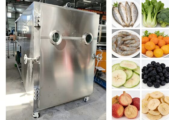 Food Vacuum Freeze Dryer dengan daya instalasi 35KW dan Baosi atau  Vacuum Pump untuk aplikasi industri