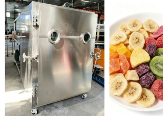 Pengering Beku Vakum Baosi Atau  Kapasitas Batch 100kg Sistem Kontrol PLC Peralatan Pengawetan Makanan