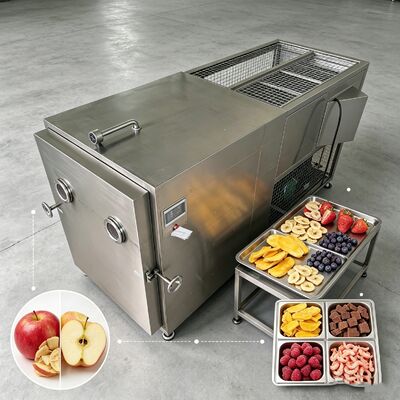 Pengering Beku Industri Ukuran Ruang 12700 2600 3300mm Dengan Rentang Suhu Minus 50°C Hingga Plus 80°C Dan Waktu Pengeringan 20 24 Jam Untuk Pemrosesan