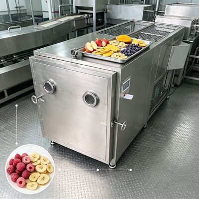Mesin pengering beku vakum otomatis tingkat kebisingan 70dB direkayasa untuk aplikasi pengeringan makanan dan kimia