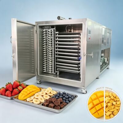 Pengering Beku Industri Pemanas Listrik Menampilkan Sistem Pendingin Air Ideal untuk Pemrosesan Makanan dan Kimia