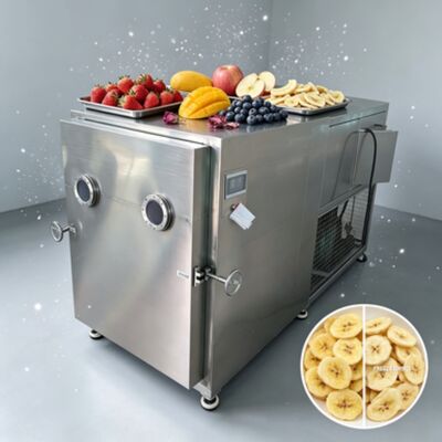 Pemanasan Listrik Industri Freeze Dryer Sistem pendinginan air Waktu pengeringan 20 sampai 24 jam Cocok untuk produksi skala besar