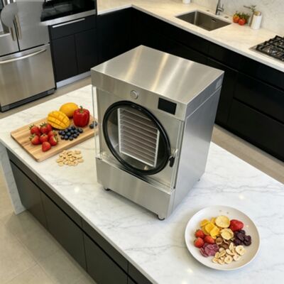 Medium Home Freeze Dryer Featuring Danfoss Compressor Refrigeration System Voltage 220V1PH5060HZ Cocok untuk aplikasi freeze drying