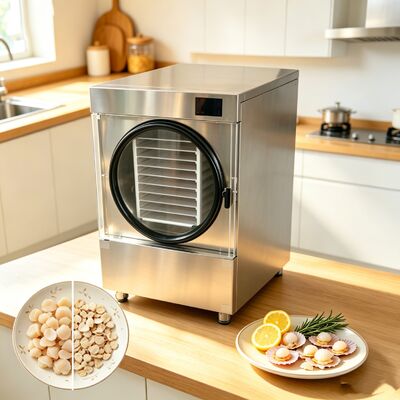 1100 1000 1180mm Freeze Dryer Rumah Terbuat dari SUS304 stainless steel Ideal untuk beku pengeringan buah dan sayuran