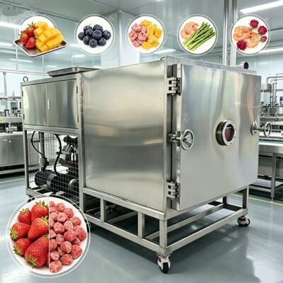 13 Lapisan atau kustomisasi Sayuran Freeze Dryer Batas vakum 13Pa Kapasitas 1600Kg Cocok untuk pengolahan makanan industri