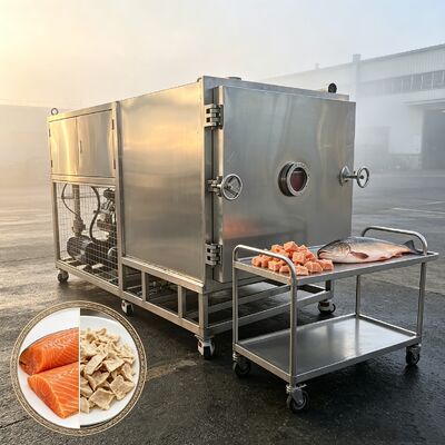13 Lapisan atau kustomisasi Sayuran Freeze Dryer Tray besar Ukuran 1280 600 30mm Freeze Drying Time 18 sampai 22 jam Batch cocok untuk industri