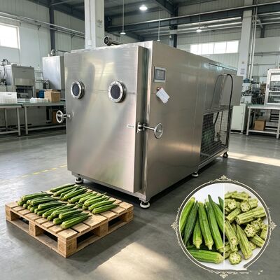 Air Cooling Vegetable Freeze Dryer Featuring PLC Control System Memastikan Freeze Dried Vegetables dengan Waktu Pengolahan Minimal