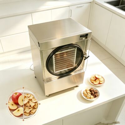215kg Rumah Freeze Dryer Operasi tenang Tingkat kebisingan kurang dari 50dB Ideal untuk pengawetan makanan dan penyimpanan jangka panjang
