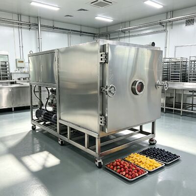 PLC Control Vegetable Freeze Dryer 1600Kg Mesin kapasitas besar Ideal untuk proses konservasi sayuran komersial