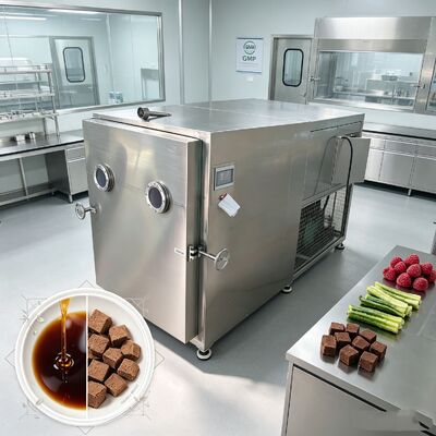 13 Lapisan Pengering beku sayuran dengan ukuran keseluruhan 3800 1700 2000 mm yang dirancang untuk menjaga nutrisi dan rasa sayuran