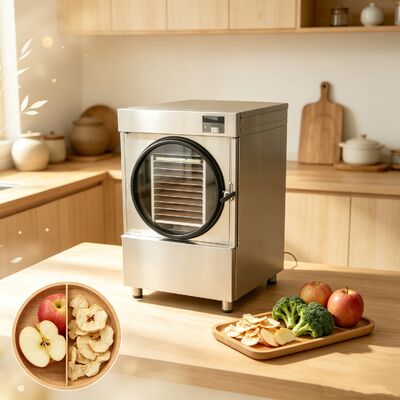 Medium 3600W kecil freezer pengering dirancang untuk memenuhi laboratorium farmasi dan industri makanan freezer pengeringan persyaratan